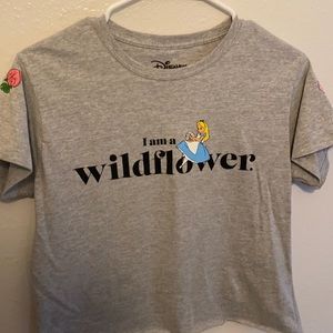 Disney Alice in wonderland crop top